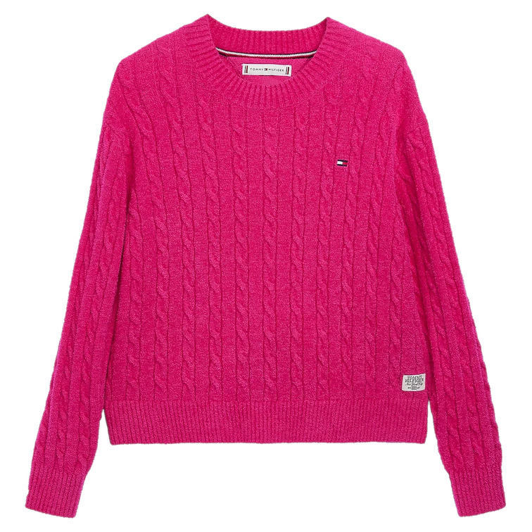 maillot fille  th chenille cable sweater