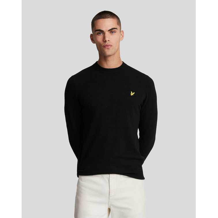 maillot homme  lyle & scott lambswool blend crew neck jump