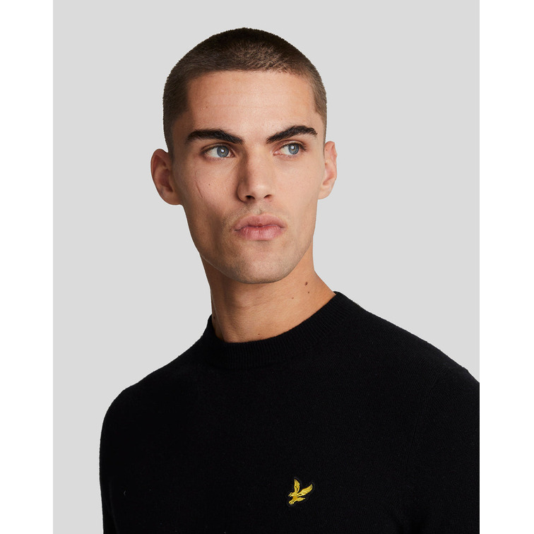 maillot homme  lyle & scott lambswool blend crew neck jump