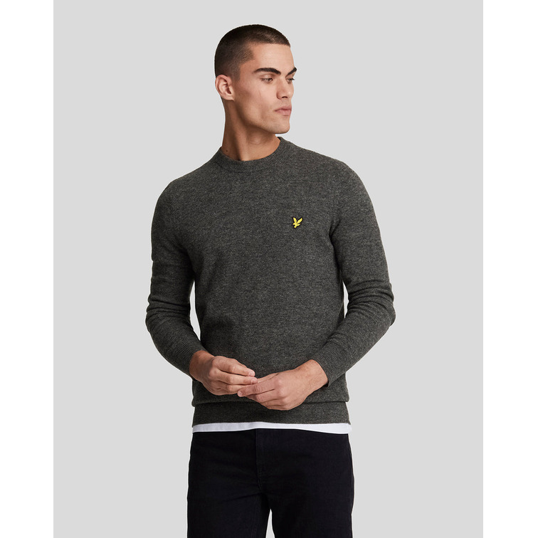 maillot homme  lyle & scott lambswool blend crew neck jump