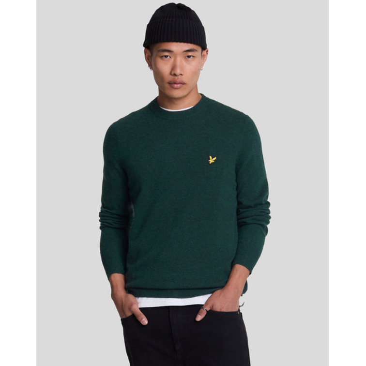 maillot homme  lyle & scott lambswool blend crew neck jump