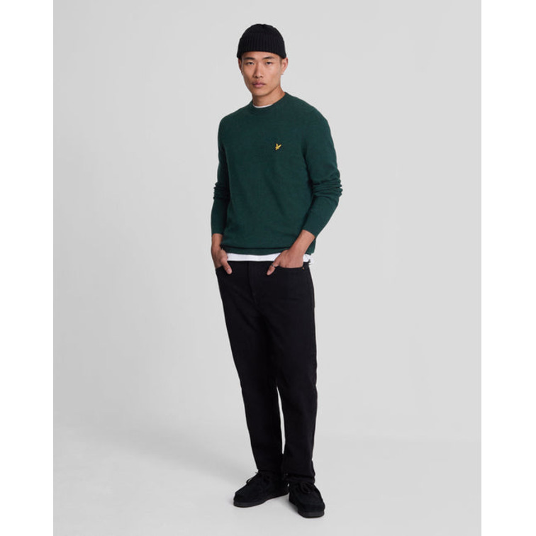 maillot homme  lyle & scott lambswool blend crew neck jump