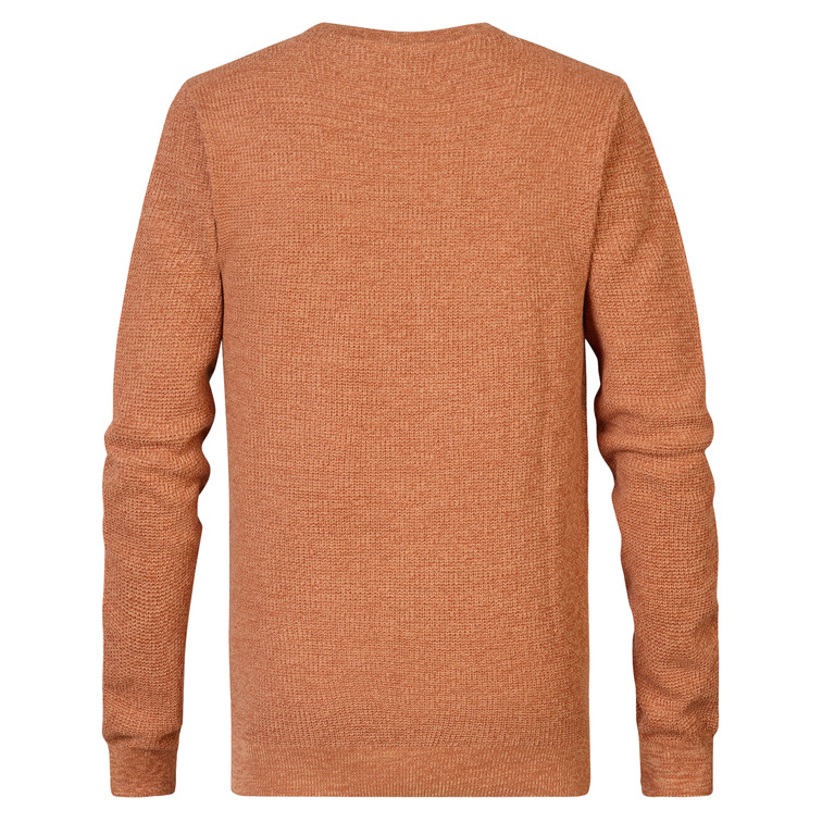 maillot homme  petrol men knitwear round neck basic