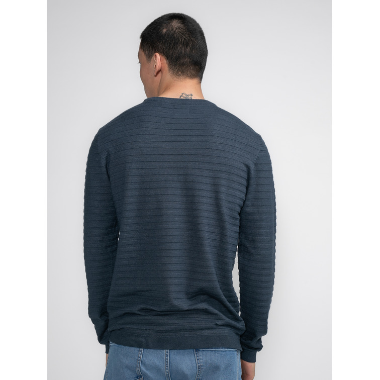 maillot homme  petrol men knitwear round neck basic