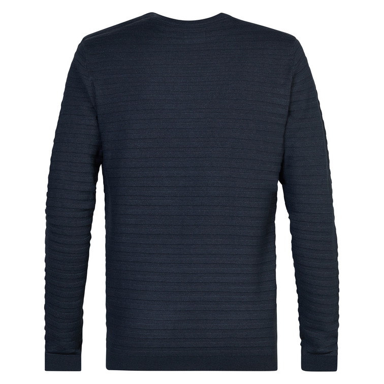 maillot homme  petrol men knitwear round neck basic