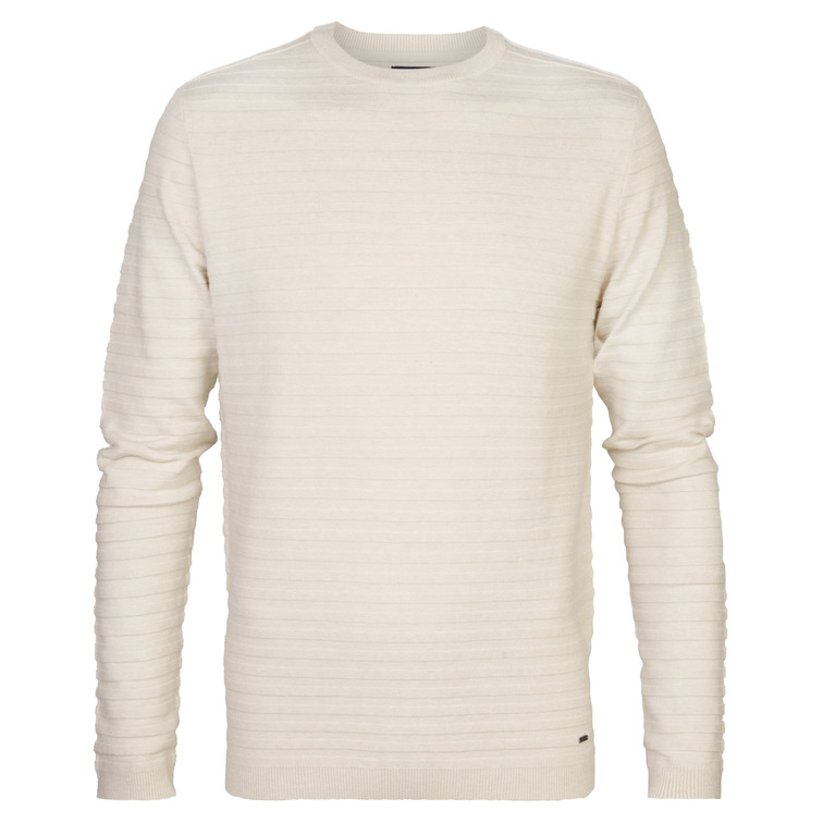 maillot homme  petrol men knitwear round neck basic