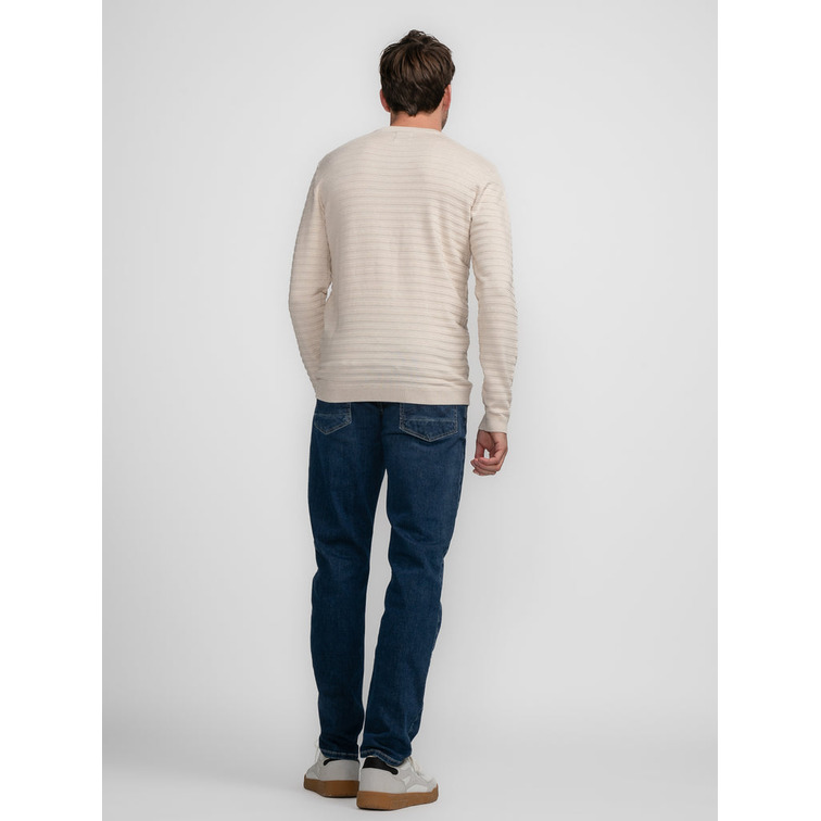 maillot homme  petrol men knitwear round neck basic