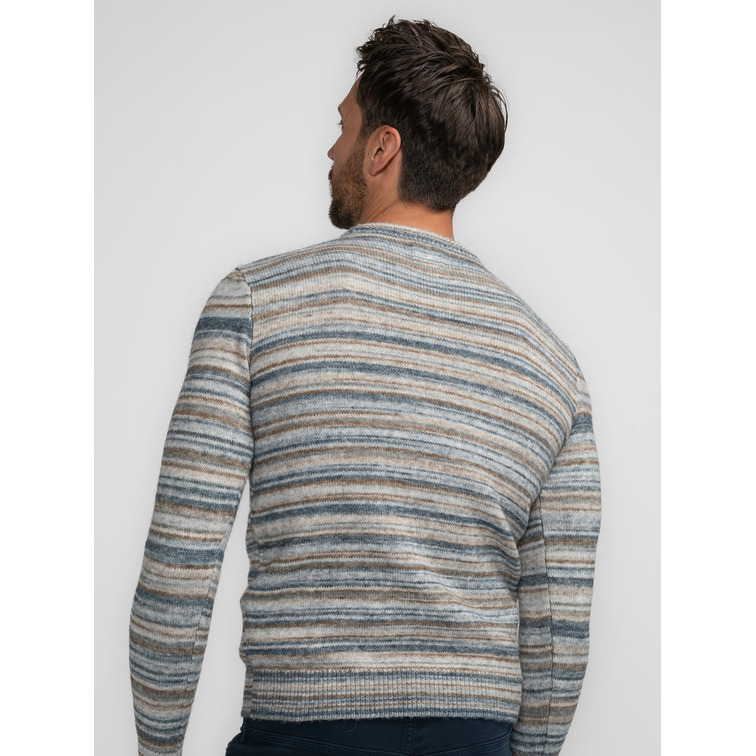 maillot homme  petrol men knitwear round neck basic