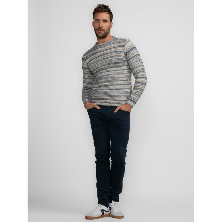 maillot homme  petrol men knitwear round neck basic