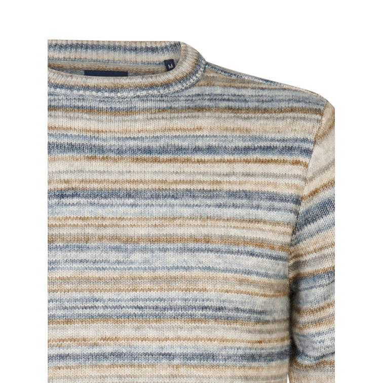 maillot homme  petrol men knitwear round neck basic