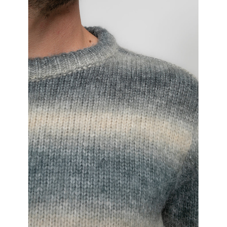 maillot homme  petrol men knitwear round neck basic