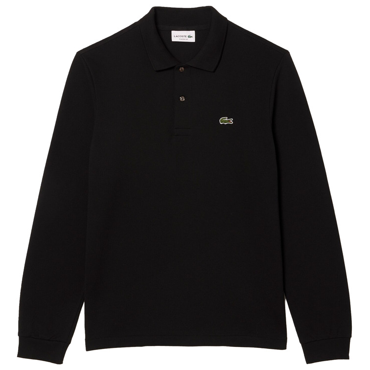 pôle homme  lacoste chemise col bord-cotes manches