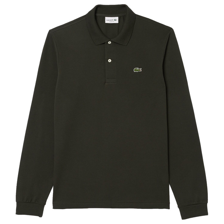 pôle homme  lacoste chemise col bord-cotes manches