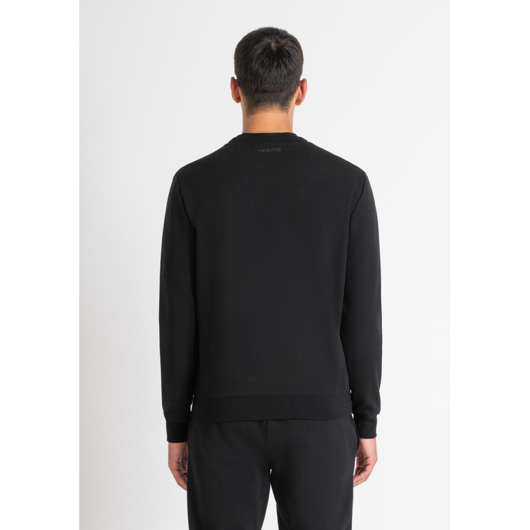 sweat-shirt homme  morato sweatshirt slim fit in interlo