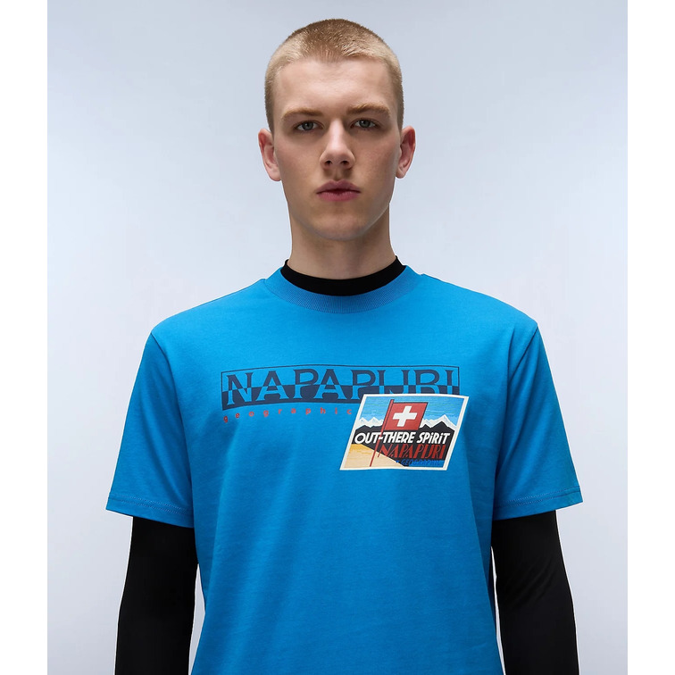 t-shirt homme  napapijri s-portalet ss