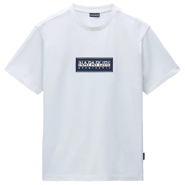 t-shirt homme  napapijri s-box logo ss