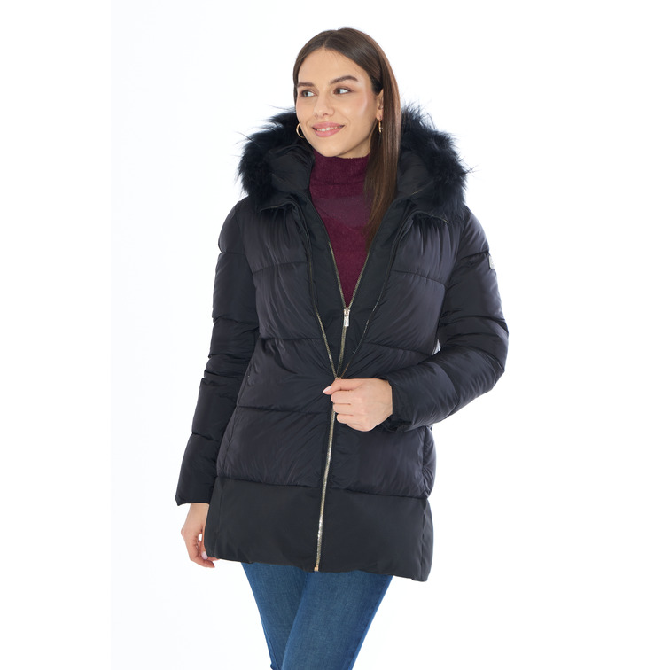 manteau femme  yeszee cappotto donna trapuntato con