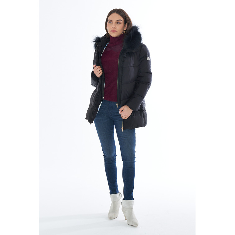 manteau femme  yeszee cappotto donna trapuntato con