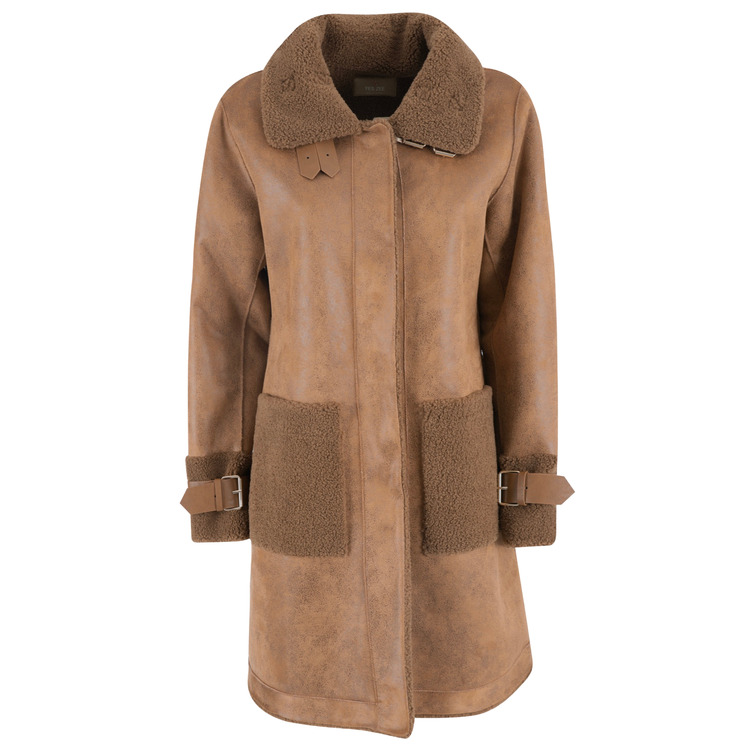 manteau femme  yeszee cappotto donna teddy, con tasc