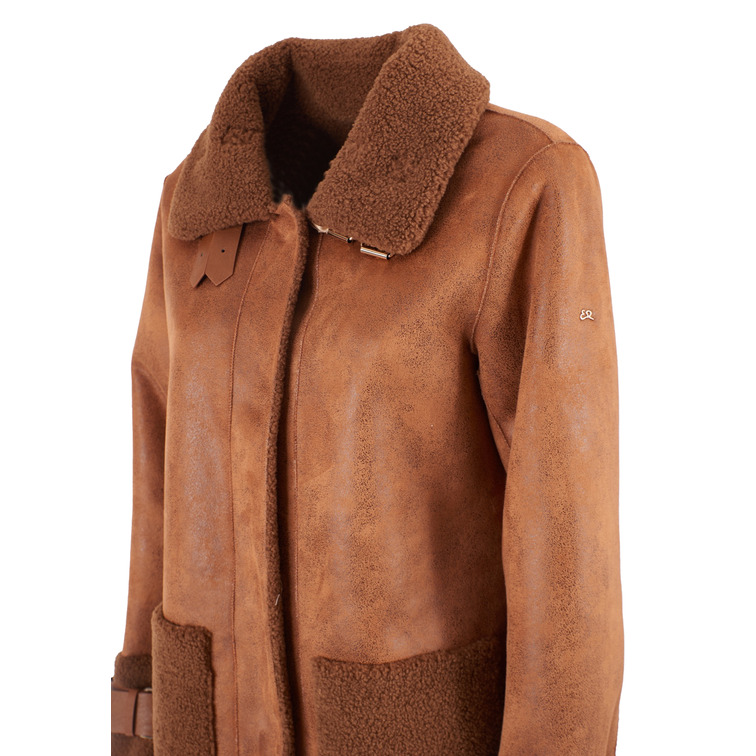 manteau femme  yeszee cappotto donna teddy, con tasc