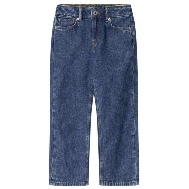 jeans fille  pepe jeans straight jeans hw jr