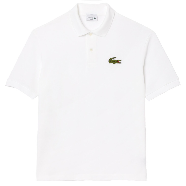 pôle homme  lacoste chemise col bord-cotes manches