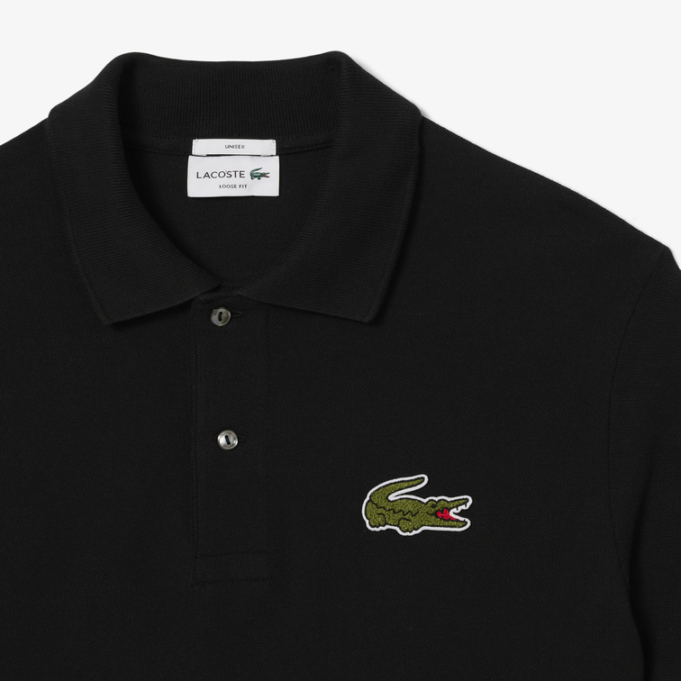 pôle homme  lacoste chemise col bord-cotes manches