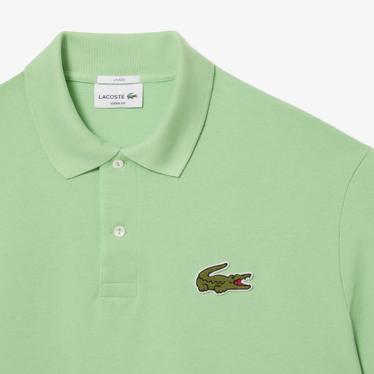 pôle homme  lacoste chemise col bord-cotes manches