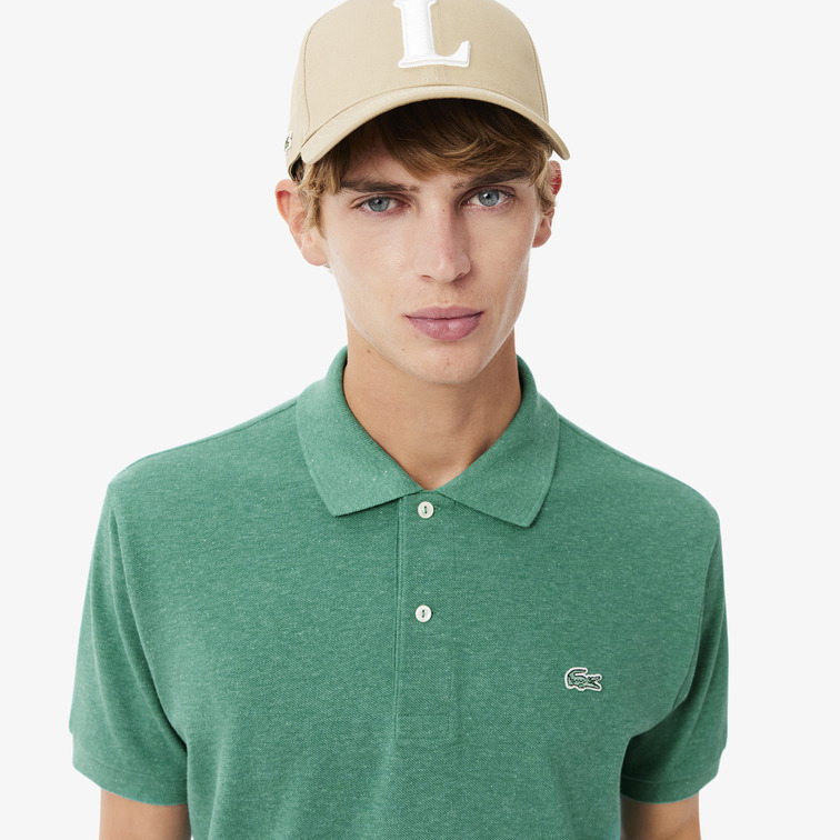 pôle homme  lacoste chemise col bord-cotes manches