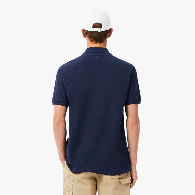 pôle homme  lacoste chemise col bord-cotes manches