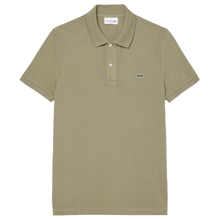 pôle homme  lacoste chemise col bord-cotes manches