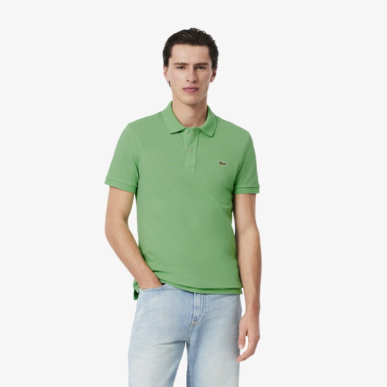 pôle homme  lacoste chemise col bord-cotes manches