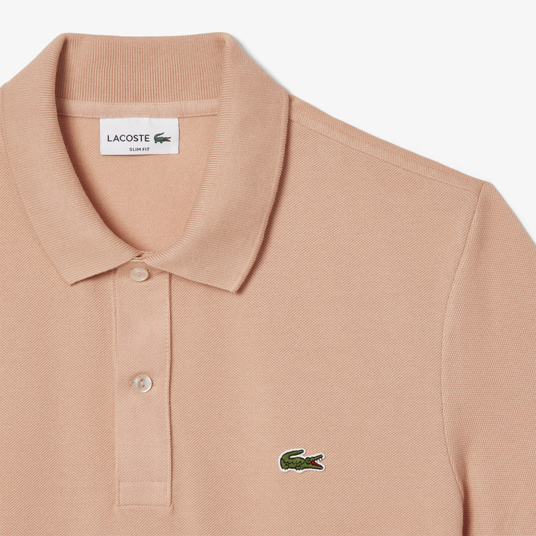 pôle homme  lacoste chemise col bord-cotes manches