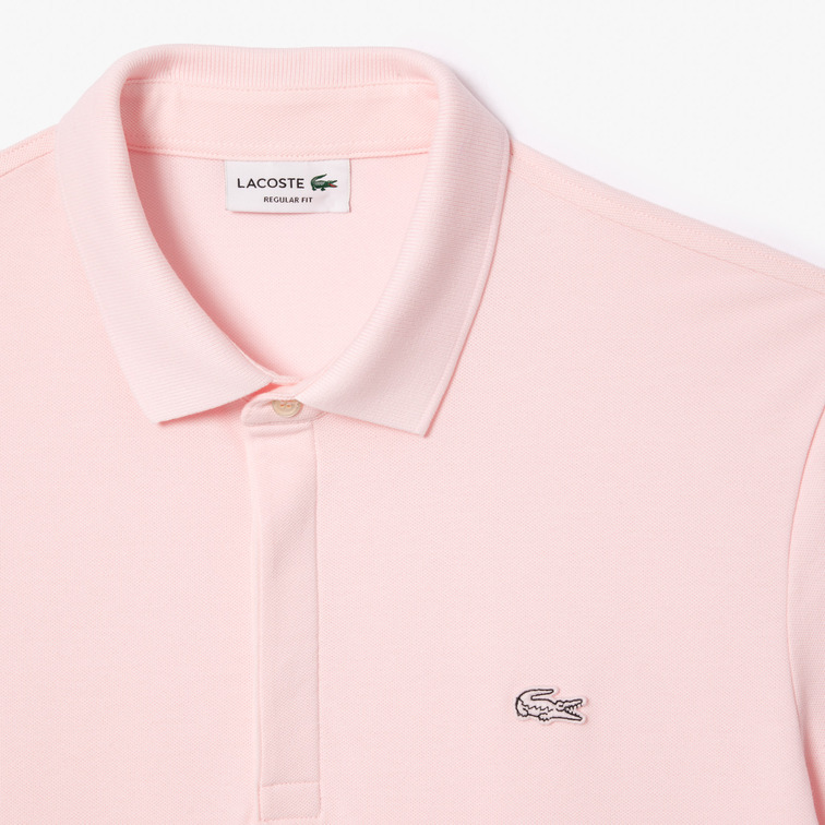 pôle homme  lacoste chemise col bord-cotes manches