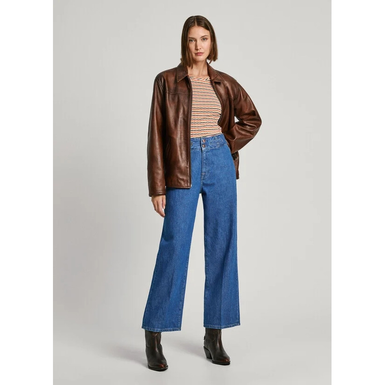 jeans femme  pepe jeans straight jeans uhw tailor