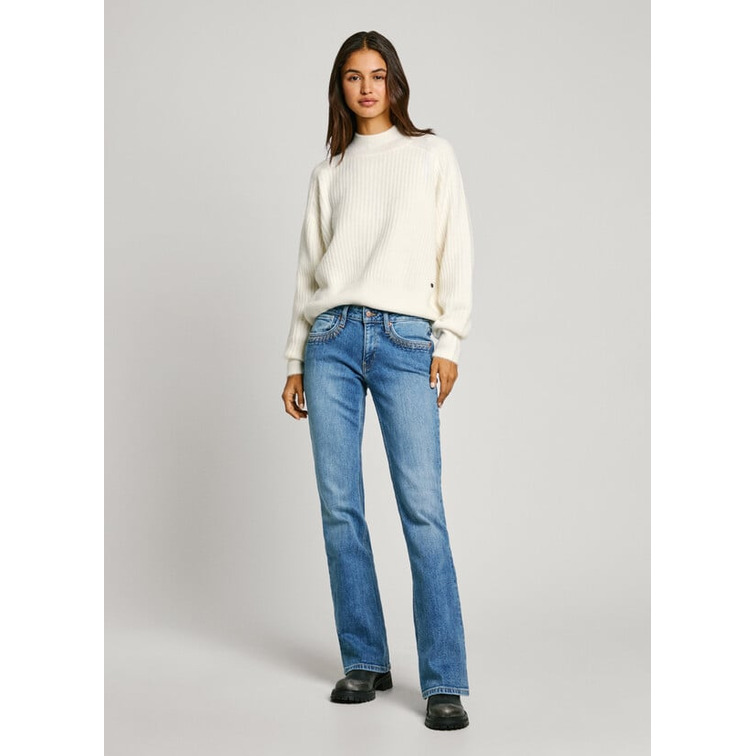 jeans femme  pepe jeans flare jeans lw embro