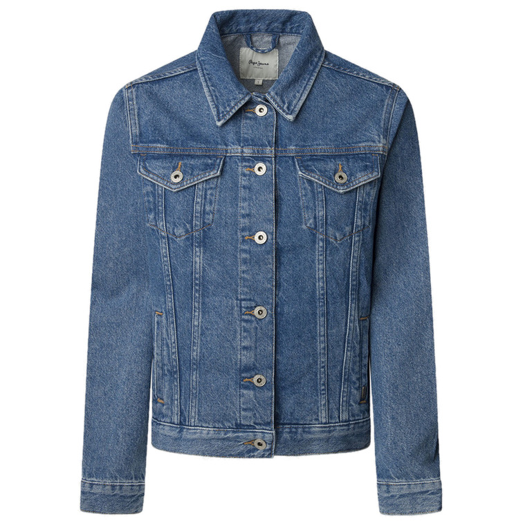 manteau femme  pepe jeans regular jacket