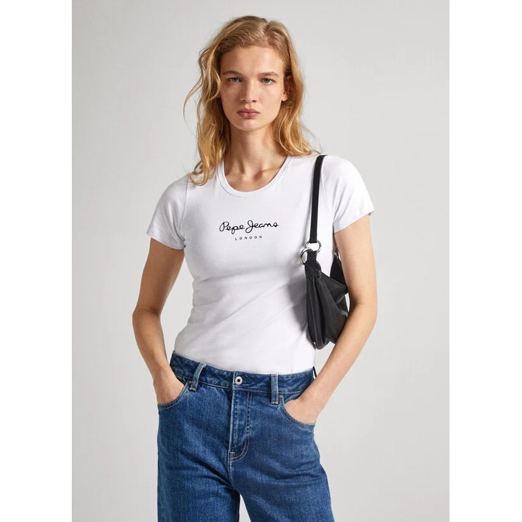 t-shirt femme  pepe jeans new virginia ss n