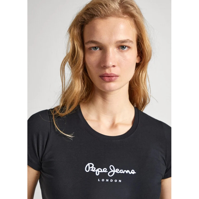 t-shirt femme  pepe jeans new virginia ss n