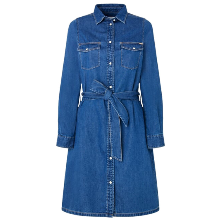 robe femme  pepe jeans regular denim dress