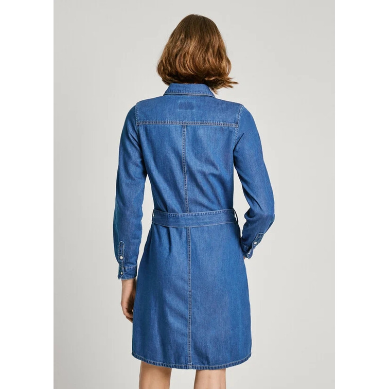 robe femme  pepe jeans regular denim dress