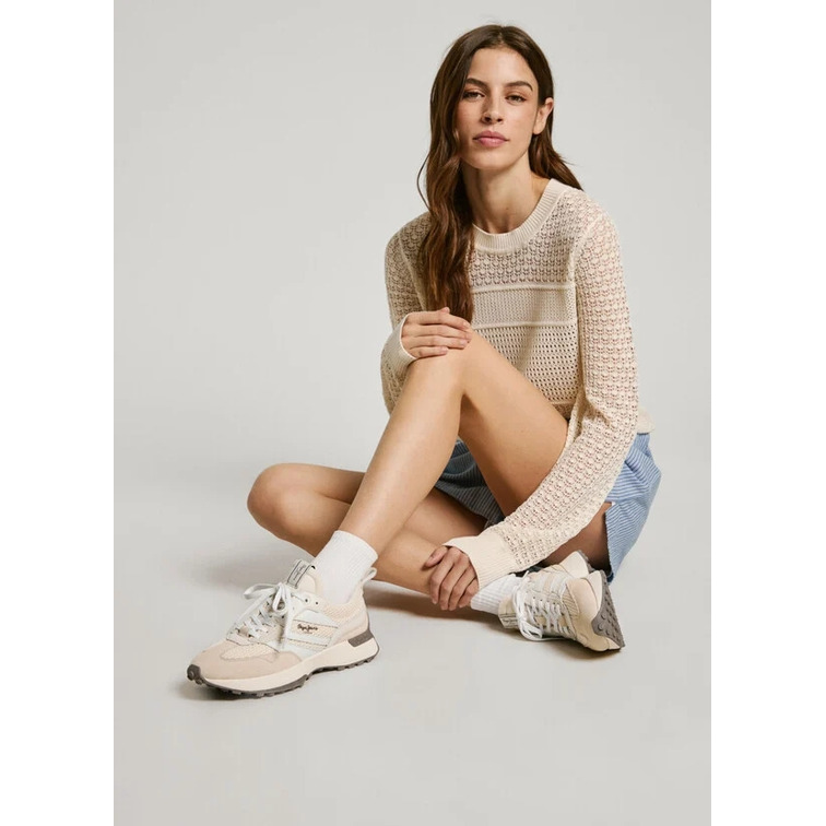 chaussure femme  pepe jeans lucky knit