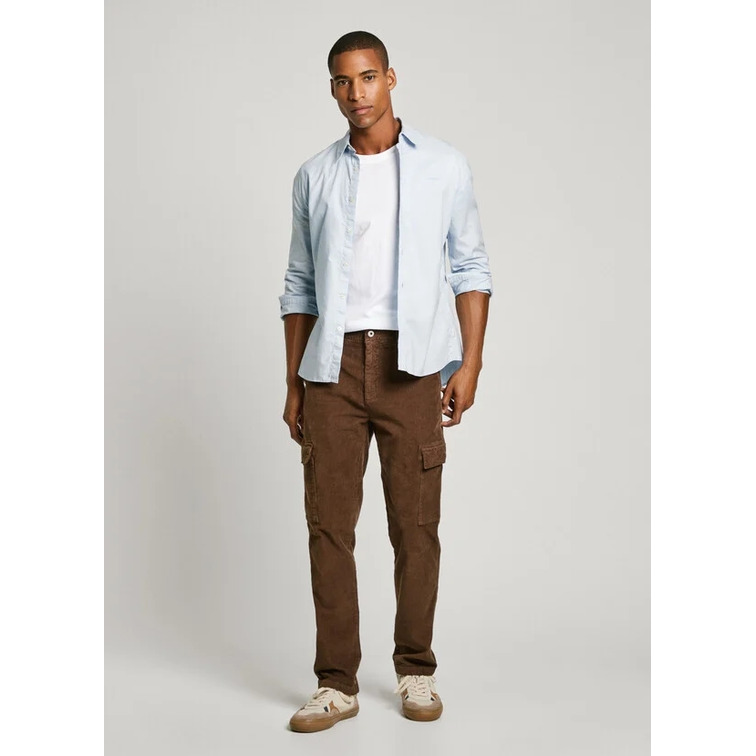 pantalon homme  pepe jeans slim cargo corduroy