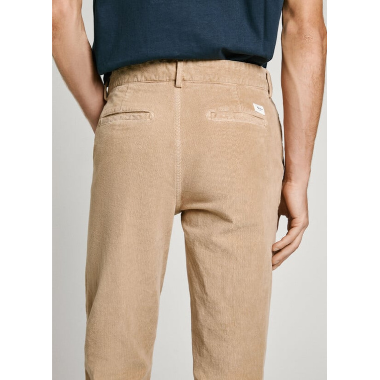 pantalon homme  pepe jeans slim chino corduroy