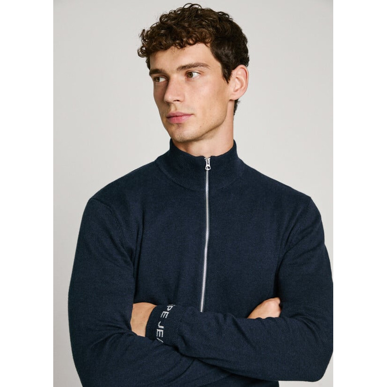 maillot homme  pepe jeans new andre  mock zipper