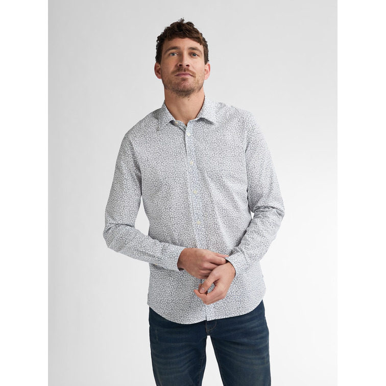 chemise homme  petrol industries men shirt long sleeve aop