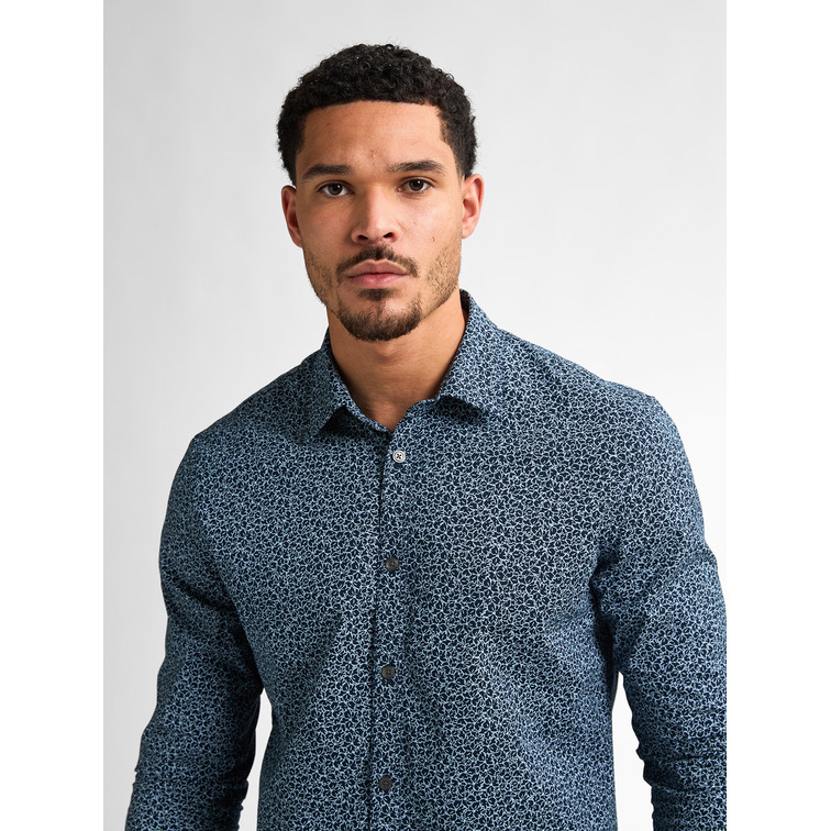 chemise homme  petrol industries men shirt long sleeve aop