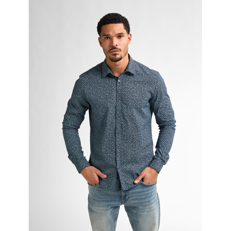 chemise homme  petrol industries men shirt long sleeve aop