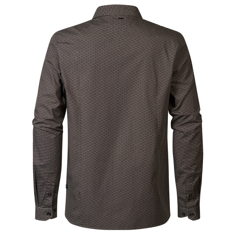 chemise homme  petrol men shirt long sleeve aop