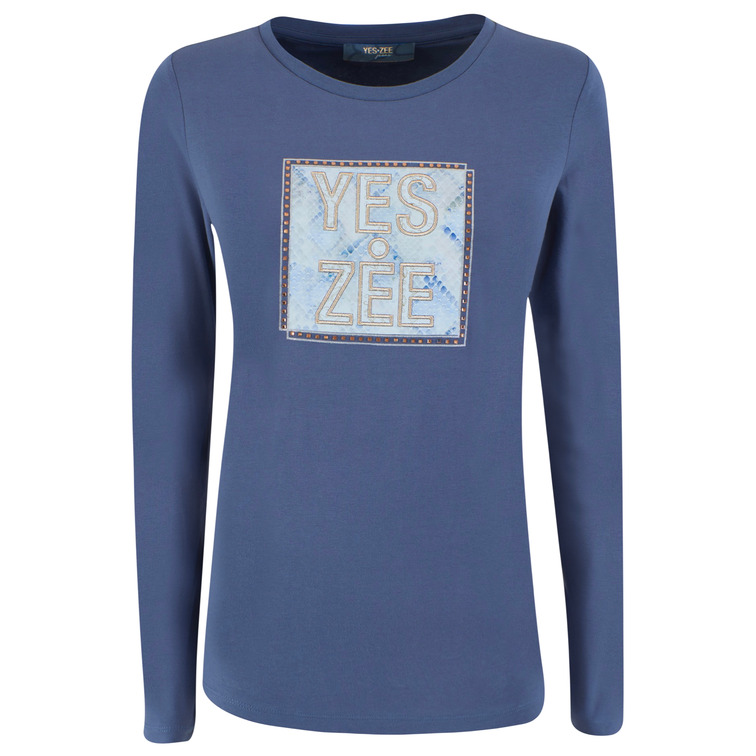 t-shirt femme  yeszee t-shirt donna girocollo, m/l